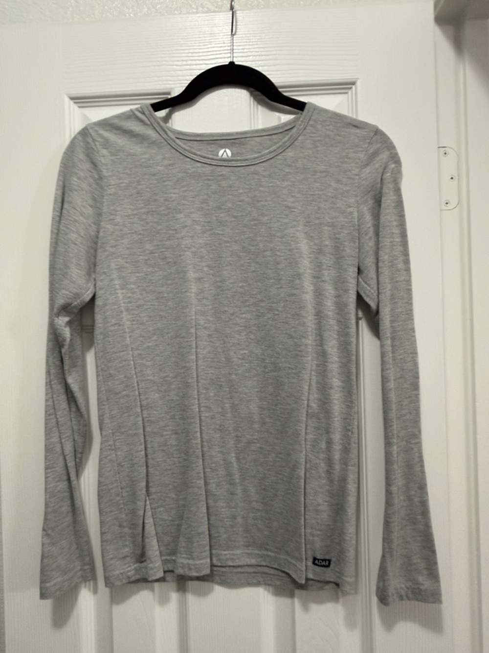 Universal Gray Crewneck Tee with Subtle Logo
